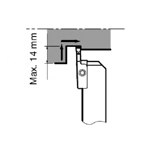 トラスコ中山 タンガロイ マイティー・シリーズ 外径用バイト CGWSR/L-GP 350-2953 (ご注文単位1個) 【直送品】