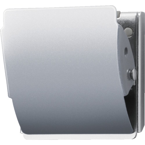 トラスコ中山 プラス 80414)マグネットクリップ CP-040MCR M シルバー 836-4556 (ご注文単位1個) 【直送品】