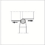 トラスコ中山 京セラ 外径・倣い加工用ホルダ CRDN-A 545-3615 (ご注文単位1個) 【直送品】
