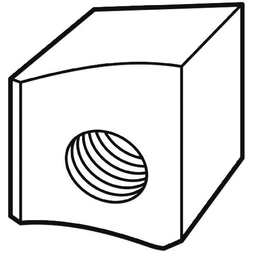 トラスコ中山 三菱 SE415・SE445形正面フライス用部品 くさびT 661-3853  (ご注文単位1個) 【直送品】