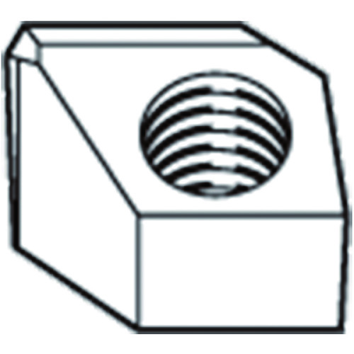 トラスコ中山 三菱 QBF407形正面フライス用部品 くさび 661-3896  (ご注文単位1個) 【直送品】