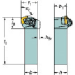 トラスコ中山 サンドビック コロターンRC ネガチップ用シャンクバイト(410) 609-6395 (ご注文単位1個) 【直送品】
