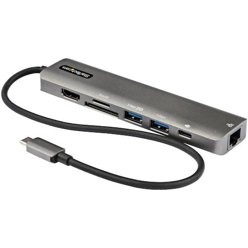 トラスコ中山 スターテック ドッキングステーション/USB-C/4K HDMI/100W/USBハブ/イーサネット/カードリーダー/マルチハブ 538-9753 (ご注文単位1箱) 【直送品】