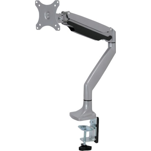 トラスコ中山 エレコム ディスプレイアーム シングルアーム ロング ガス式 シルバー 223-7025 (ご注文単位1台) 【直送品】