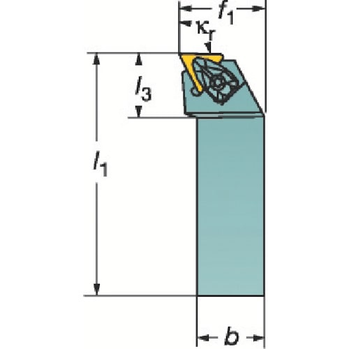 トラスコ中山 サンドビック コロターンRC ネガチップ用シャンクバイト（410） 130-3783  (ご注文単位1個) 【直送品】