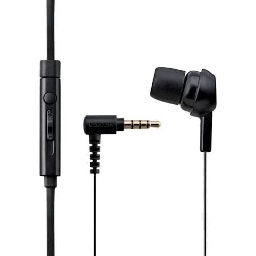 トラスコ中山 エレコム スマートフォン用モノラルヘッドホンマイク 片耳タイプ ブラック 855-1764 (ご注文単位1個) 【直送品】