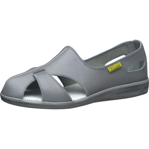 トラスコ中山 ミドリ安全 静電作業靴 エレパスクールN グレイ 27.0CM 322-1005 (ご注文単位1足) 【直送品】