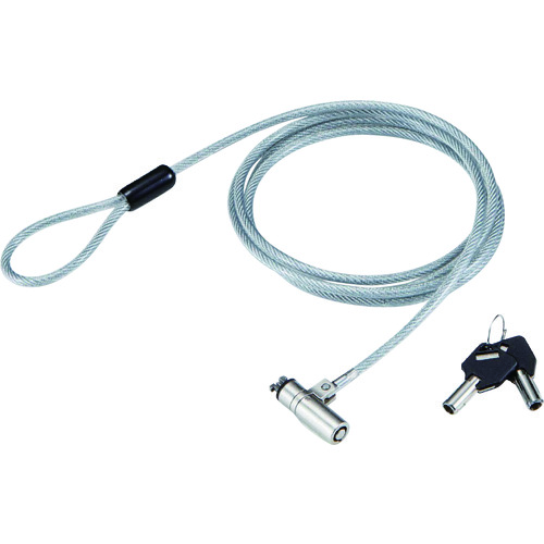 トラスコ中山 エレコム セキュリティワイヤーロック 204-5479 (ご注文単位1個) 【直送品】