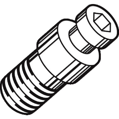 トラスコ中山 三菱 FF3000形正面フライス用部品 ロックピン 663-4494  (ご注文単位1個) 【直送品】