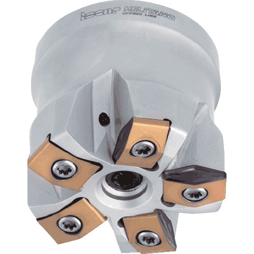 トラスコ中山 イスカル ミーリング工具 タング4フィード 高送り加工用フェースミル FFV－D－R－VN07 mm 刃数6枚 刃径63mm 161-4442  (ご注文単位1本) 【直送品】