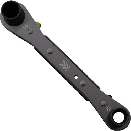 トラスコ中山 フジ矢 板ラチェットレンチ(黒金) 622-2022 (ご注文単位1個) 【直送品】