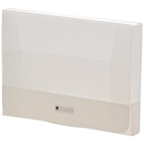 トラスコ中山 リヒト クラッチケース ホワイト A4 228-6905 (ご注文単位1冊) 【直送品】