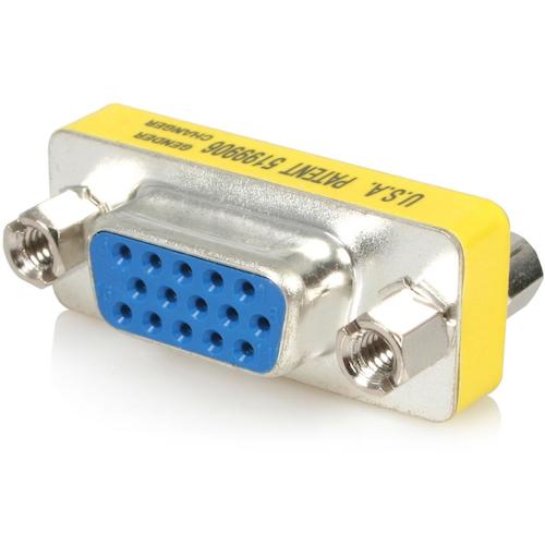 トラスコ中山 スターテック ディスプレイアダプター/VGAジェンダーチェンジャー/オス-メス/D-Sub 15ピン/延長用中継アダプター 538-8136 (ご注文単位1袋) 【直送品】