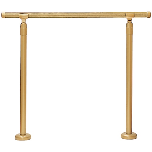 トラスコ中山 SHIROKUMA 玄関用手すり ライトオーク 200-3223  (ご注文単位1組) 【直送品】