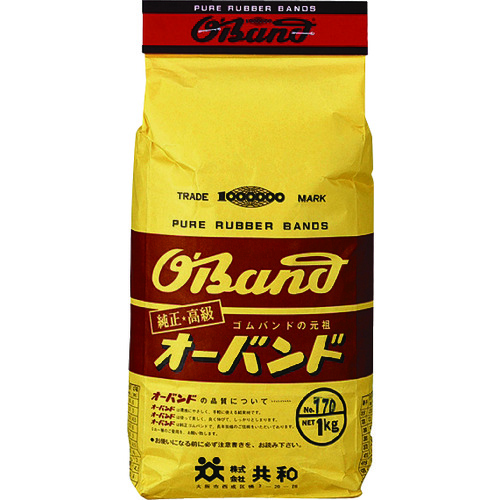 トラスコ中山 オーバンド #620 アメ色 1kg袋 (約330本入) 109-7347 (ご注文単位1袋) 【直送品】