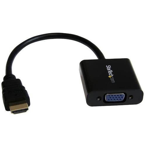 トラスコ中山 スターテック ディスプレイアダプター/HDMI - VGA/1080p/オーディオなし 492-9807 (ご注文単位1袋) 【直送品】