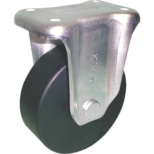 トラスコ中山 ヨドノ 重荷重用導電MCナイロン車輪(ベアリング入)固定金具付 857-4705 (ご注文単位1個) 【直送品】