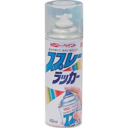 トラスコ中山 ニッぺ スプレーラッカー 400ml 透明クリヤー HPSC00 818-0039 (ご注文単位1本) 【直送品】