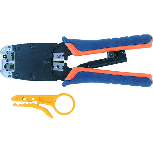 トラスコ中山 SANWA かしめ工具（ラチェット付き） 200-8760  (ご注文単位1個) 【直送品】