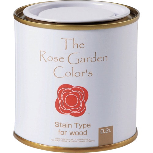 トラスコ中山 ニッぺ ローズガーデンカラーズ ステイン 0.2L シャルボン HXN011-0.2 859-9275 (ご注文単位1缶) 【直送品】