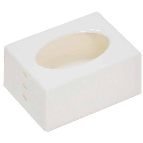 トラスコ中山 伊勢藤 ポケットティッシュケースホワイト 388-0361 (ご注文単位1個) 【直送品】