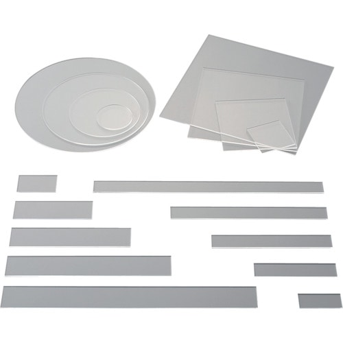 トラスコ中山 光 アクリル長方形 50×30×2mm 透明 820-1359 (ご注文単位1パック) 【直送品】