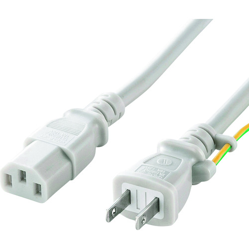 トラスコ中山 SANWA 電源コード 202-6028 (ご注文単位1本) 【直送品】