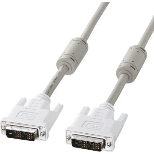 トラスコ中山 SANWA DVIケーブル シングルリンクグレー ケーブル長3m 864-1493 (ご注文単位1本) 【直送品】