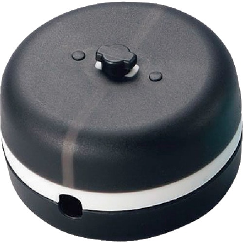 トラスコ中山 YAZAWA 連結可能くるくるコード巻き大Cブラック 406-7891 (ご注文単位1個) 【直送品】