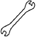 トラスコ中山 タンガロイ 部品 スパナ 705-7571  (ご注文単位1個) 【直送品】