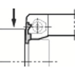 トラスコ中山 京セラ 外径浅溝入れホルダ KGBS 645-2116  (ご注文単位1個) 【直送品】