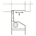 トラスコ中山 京セラ 溝入れ・突っ切り用ホルダ KGD 648-6975  (ご注文単位1本) 【直送品】