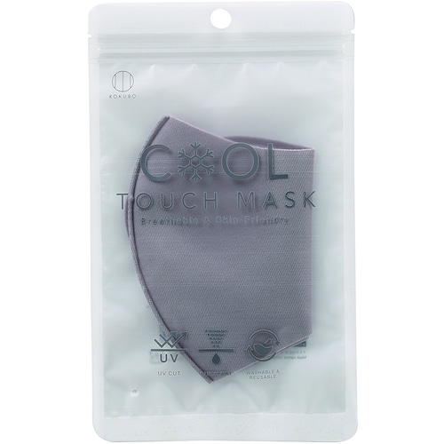 トラスコ中山 KOKUBO クールタッチマスク グレージュ 441-8720  (ご注文単位1枚) 【直送品】