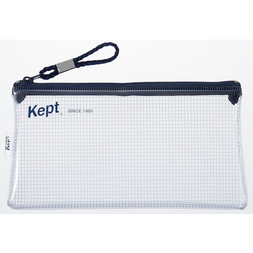トラスコ中山 レイメイ Keptクリアペンケースネイビー 522-4193 (ご注文単位1個) 【直送品】