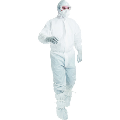 トラスコ中山 桜井 キムテクピュアA6アパレル カバーオール S 47681 （25着入） 836-5394  (ご注文単位1ケース) 【直送品】