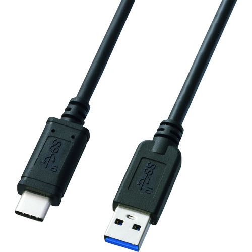 トラスコ中山 SANWA USB3.1Gen2TypeC-Aケーブル 200-5538 (ご注文単位1本) 【直送品】