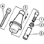 トラスコ中山 サンドビック T－MAX Uトレパニングドリル用カセット（470） 571-3706  (ご注文単位1個) 【直送品】