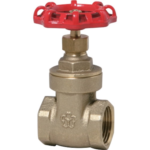 トラスコ中山 大和バルブ ゲートバルブ 15A(125型、黄銅) 473-2716 (ご注文単位1個) 【直送品】