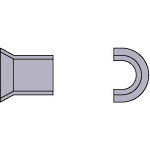 トラスコ中山 三菱 旋削ホルダ用部品 シート止めピン 259-3394  (ご注文単位1個) 【直送品】
