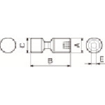 トラスコ中山 京セラ 部品 ロックスクリュー 643-8946  (ご注文単位1個) 【直送品】