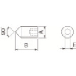 トラスコ中山 京セラ 部品 ロックスクリュー 208-9734  (ご注文単位1個) 【直送品】