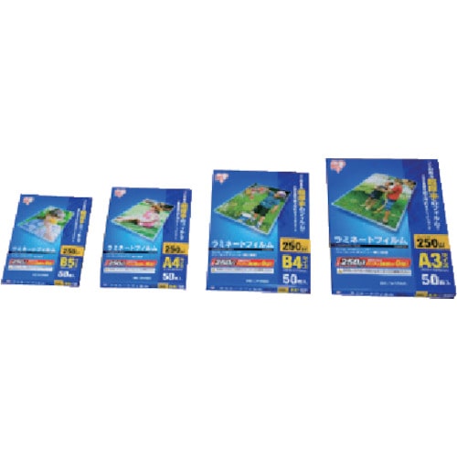 トラスコ中山 IRIS 539613 ラミネートフィルム B5サイズ 50枚入 250μ 513-3599 (ご注文単位1箱) 【直送品】