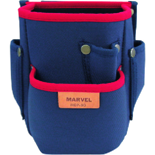 トラスコ中山 マーベル タフロン 電工ポケット2段 177-4599 (ご注文単位1個) 【直送品】