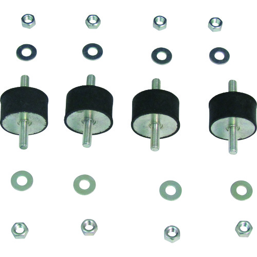 トラスコ中山 ULVAC 防振ゴム ME-25(M5) 4個入 152-7110 (ご注文単位1セット) 【直送品】