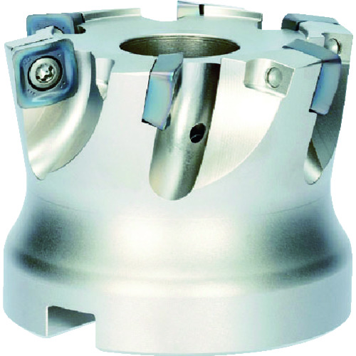 トラスコ中山 京セラ 高送りカッタ MFH Harrier フェースミル（SOMT14タイプ）インチ仕様 刃径100mm 刃数6mm 全長63mm シャンク径mm 654-6714  (ご注文単位1本) 【直送品】