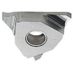 トラスコ中山 三菱 外径溝入れ加工 MGバイト用 超硬インサート UTI20T 118-3761  (ご注文単位10個) 【直送品】