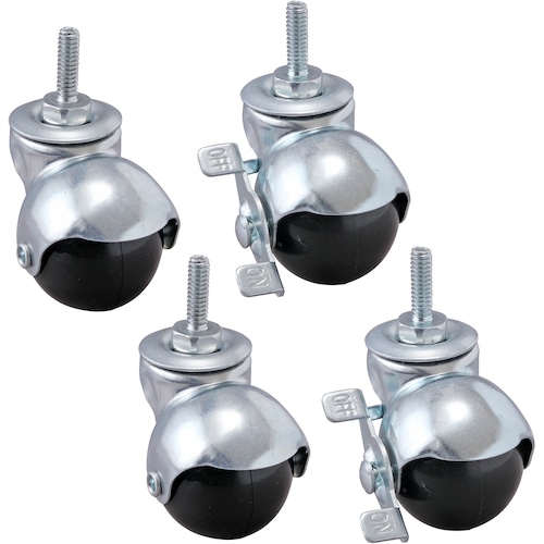 トラスコ中山 IRIS 537869 メタルミニ ボール型キャスター 338-7840 (ご注文単位1セット) 【直送品】