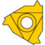 トラスコ中山 三菱 MMTシリーズ 内径ねじ切り加工 MMTIバイト用 PVDコーティング 全面研削形インサート VP10MF 686-1547  (ご注文単位5個) 【直送品】