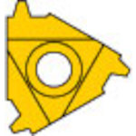 トラスコ中山 三菱 MMTシリーズ 外径ねじ切り加工 MMTEバイト用 PVDコーティング 全面研削形インサート VP10MF 686-2365  (ご注文単位5個) 【直送品】