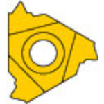 トラスコ中山 三菱 MMTシリーズ 外径ねじ切り加工 MMTEバイト用 PVDコーティング 全面研削形インサート VP10MF 686-2420  (ご注文単位5個) 【直送品】